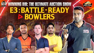 Who picks Nattu Absolute Steals Value Buys High TRP Bids  E3 BattleReady Bowlers  Winning Bid [upl. by Salocin]