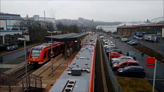 Meinerzhagen Bahnhof mit RB 25 Oberbergische Bahn [upl. by Dominica]