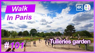 Tuileries garden Paris France  Walk In Parks  Paris walk [upl. by Renae]