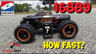 Haiboxing 16889 Brushed RC Truck  Max Speed Run [upl. by Ermina]