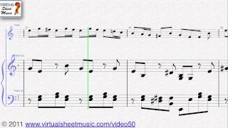 Antonio Vivaldis Concerto in A minor Op3 No6 Violin and Piano Sheet Music  Video Score [upl. by Nyliac29]