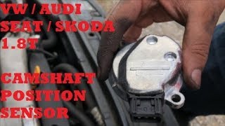 18T Camshaft Position Sensor Change  VW  Audi  Seat  Skoda [upl. by Isidor]