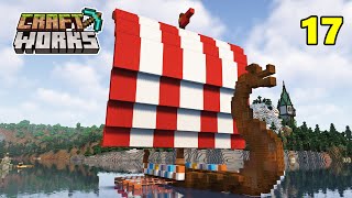 I built a Viking Longship  Ep17 Season Finale  CraftWorks SMP  Minecraft Survival [upl. by Letnohs]