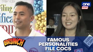 Celebrities vloggers file COCs for 2025 polls [upl. by Giverin]