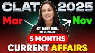 CLAT 2025 Current Affairs  How to cover Current Affairs for CLAT 2025 [upl. by Lirbaj939]