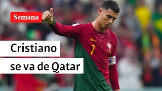 Cristiano Ronaldo dice adiós al Mundial Qatar 2022 y Francia pasó a semifinal [upl. by Acinomed]