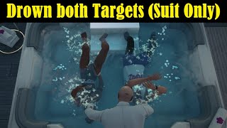 Hitman 2 Drown Vetrova and Steven Bradley  Synchronized Drowning  Haven Island Master guide [upl. by Poppo]