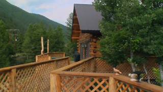 Salmon River Log Home for sale in Idaho [upl. by Gitel]