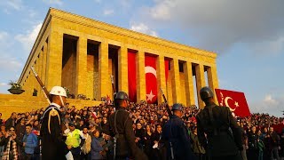 10 Kasım Anıtkabir Nöbet Değişimi [upl. by Ellerehs]