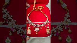 Wedding jewellery for bride jewellery gold ornaments trending viral ytshorts youtubeshorts [upl. by Alegnatal]