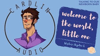 ASMR Voice Welcome to the world little one M4F Talking to our newborn baby Dadlin [upl. by Derreg]