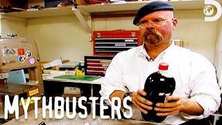 Diet Coke amp Mentos Experiment  MythBusters  Discovery [upl. by Yrem]