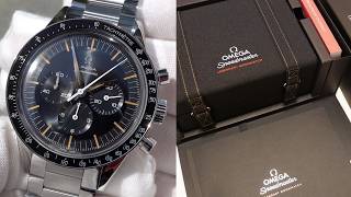 New OMEGA First Omega in Space Speedmaster Unboxing amp Review FOIS 4K 31030405006001 [upl. by Annatsirhc]