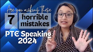 7 horrible mistakes in PTE Speaking  2024 tips and tricks  Best PTE institute [upl. by Killie903]