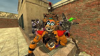 DESTROYING RUINED FNAF Security Breach ANIMATRONICS  Boneworks VR [upl. by Rehttam]