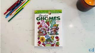 Creative Haven® Garden Gnomes Coloring Book [upl. by Nos]