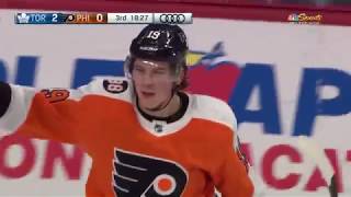 Nolan Patrick Goal  Philadelphia Flyers vs Toronto Maple Leafs 11818 [upl. by Alket]