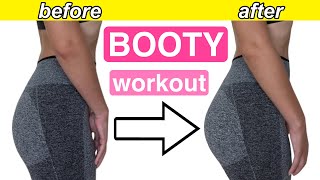 20 MIN BOOTY WORKOUT  get a bubble butt NO JUMPS  NO SQUATS  No Equipment [upl. by Markowitz]