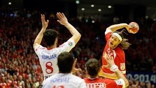 EHF EURO 2014  DENMARK vs CROATIA  Final Round Semifinal [upl. by Ainoz210]