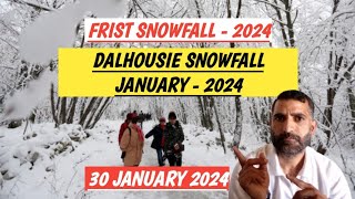 Dalhousie Snowfall in January 2024  Live Snowfall in Dalhousie  Snowfall in Dalhousie in January [upl. by Kalasky]