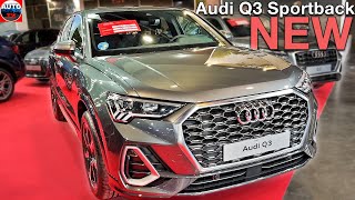 All NEW Audi Q3 Sportback 2024  Visual REVIEW exterior amp interior Trunk Size [upl. by Seda]