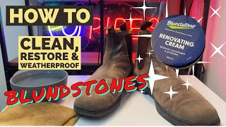 How To Clean Restore amp Weatherproof Blundstone Boots  Rustic Brown [upl. by Dare]