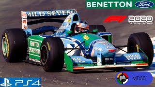 1994 BENETTON  FORD B194  F1 2020  PLAYSTATION 4 [upl. by Lemire]