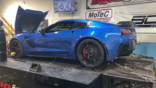 C7 Z06 magnuson 2650 dyno pull [upl. by Ihsar]