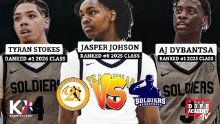 Team Thad vs Oakland Soldiers 17U battle in Memphis  EYBL top ranked Aj amp Tyran vs Jasper ball out [upl. by Vic]