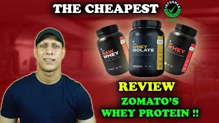 Zomato Whey Reviewing the Cheapest Informed Choice Certified [upl. by Jaine518]