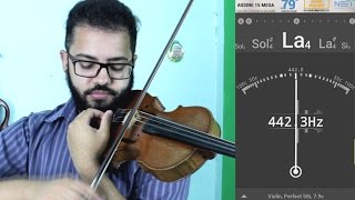 COMO AFINAR O VIOLINO DE UM JEITO SIMPLES  Aulas de Violino Online  Violino Didático [upl. by Mandelbaum315]