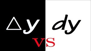 delta y vs dy differential [upl. by Yhcir]