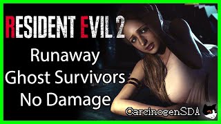 Resident Evil 2 REmake PC No Damage  Runaway The Ghost Survivors [upl. by Assek778]