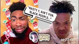 Is Nasty C Against Black Equality  Nasty C amp TIThey Dont Official Lyric Video  ELAJAS REACTS [upl. by Enneyehc]