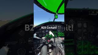 B25 Cockpit aviation shorts aircraft avgeek [upl. by Lleznod147]