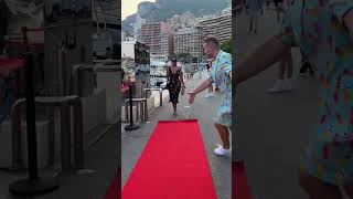 Red carpet in Monaco😍🇲🇨 redcapretboy [upl. by Vergos]