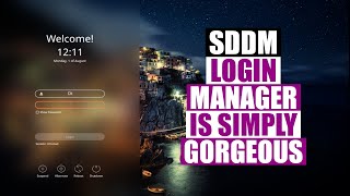 The SDDM Login Manager Has So Many Amazing Themes [upl. by Sausa]