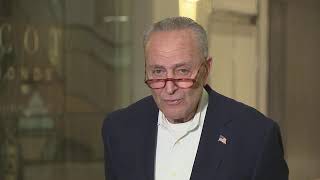 Senator Schumer holds update after Democrats projected to retain control of US Senate [upl. by Eniawtna]