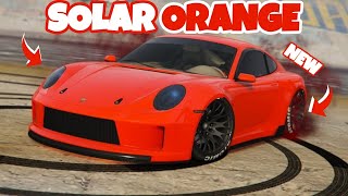 quotSOLAR ORANGEquot Modded Crew Color HEX CODE  GTA ONLINE [upl. by Yrallam359]