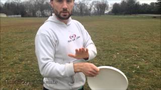 Ultimate Frisbee  How to Make a Backhand Throw Standard Throw [upl. by Yrannav]