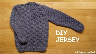 Suéterjersey a crochet para bebé muy fácil ¡Paso a paso y 3 tallas [upl. by Oedama]