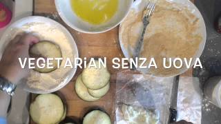 Toast di melanzana al forno con cotto e mozzarella o vegetariani [upl. by Lerat]