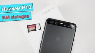 Huawei P10 SIM Karte einlegen amp Speicherkarte  deutsch [upl. by Ahcsap]