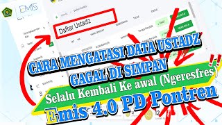 CARA MENGATASI USTADZ GAGAL DI SIMPAN SELALU KEMBALI KE AWAL ❗❗EMIS 40 PD PONTREN [upl. by Letsirc]