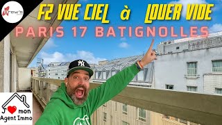 🏡 Rare À louer Paris 17 ce F2 Non Meublé à Batignolles  Grand Balcon Parking amp Cave [upl. by Oisor]