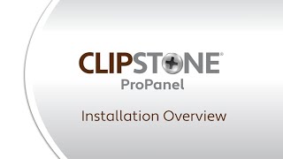 ClipStone ProPanel Installation Video [upl. by Acimak251]