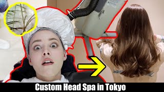 I Tried A Japanese Scalp Treatment That Promises Luscious Shiny Hair [upl. by Seigel]