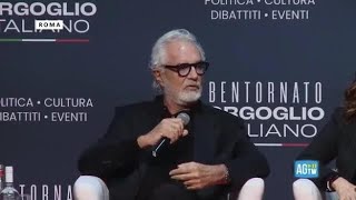 Briatore ad Atreju «Dobbiamo trattare meglio i turisti in Italia stanno meno perché li fregano [upl. by Bensen148]