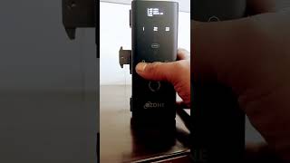 Ozone smart glass door lock password and fingerprint setup settings 🔐ozone glasslock digitallock [upl. by Tiras530]