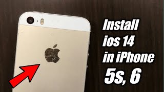 How to Install ios 14 Update on iphone 5s [upl. by Lammond]